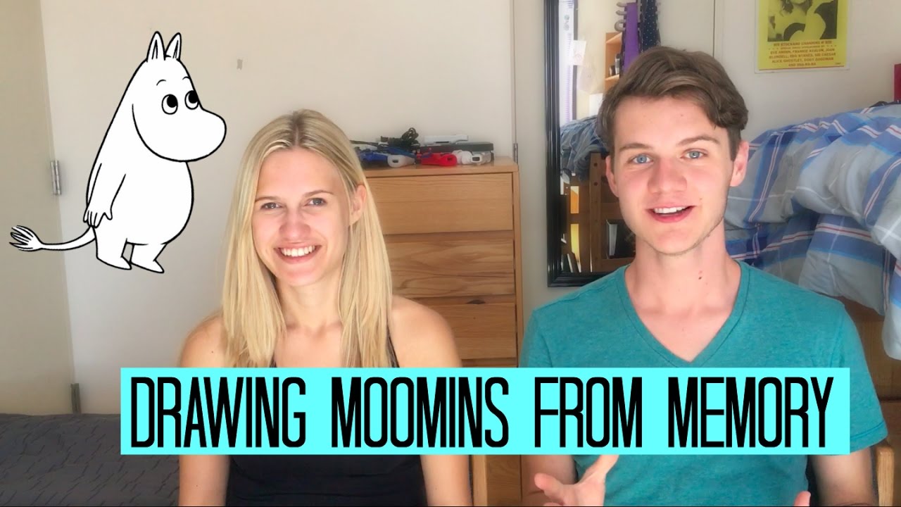 DRAWING MOOMINS FROM MEMORY