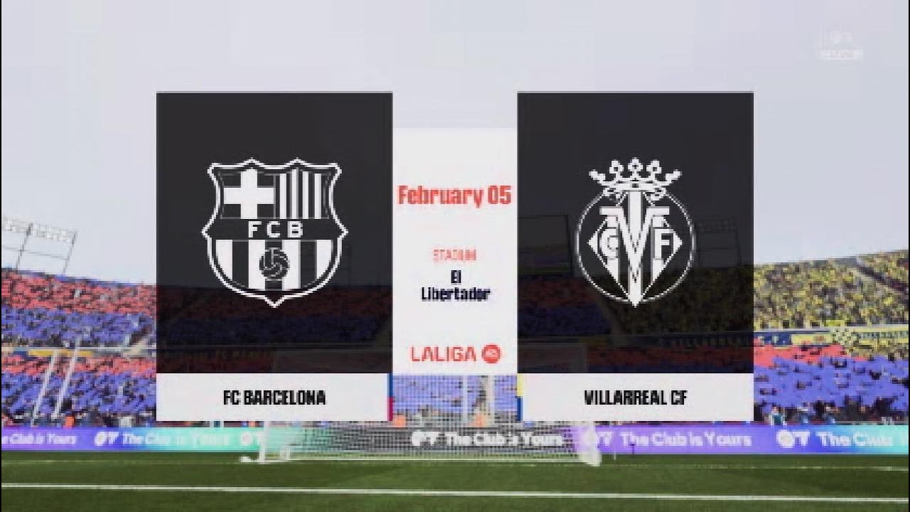 PS5 EA FC 26 Barcelona Vs Villarreal CF (With Turkish Commentary)