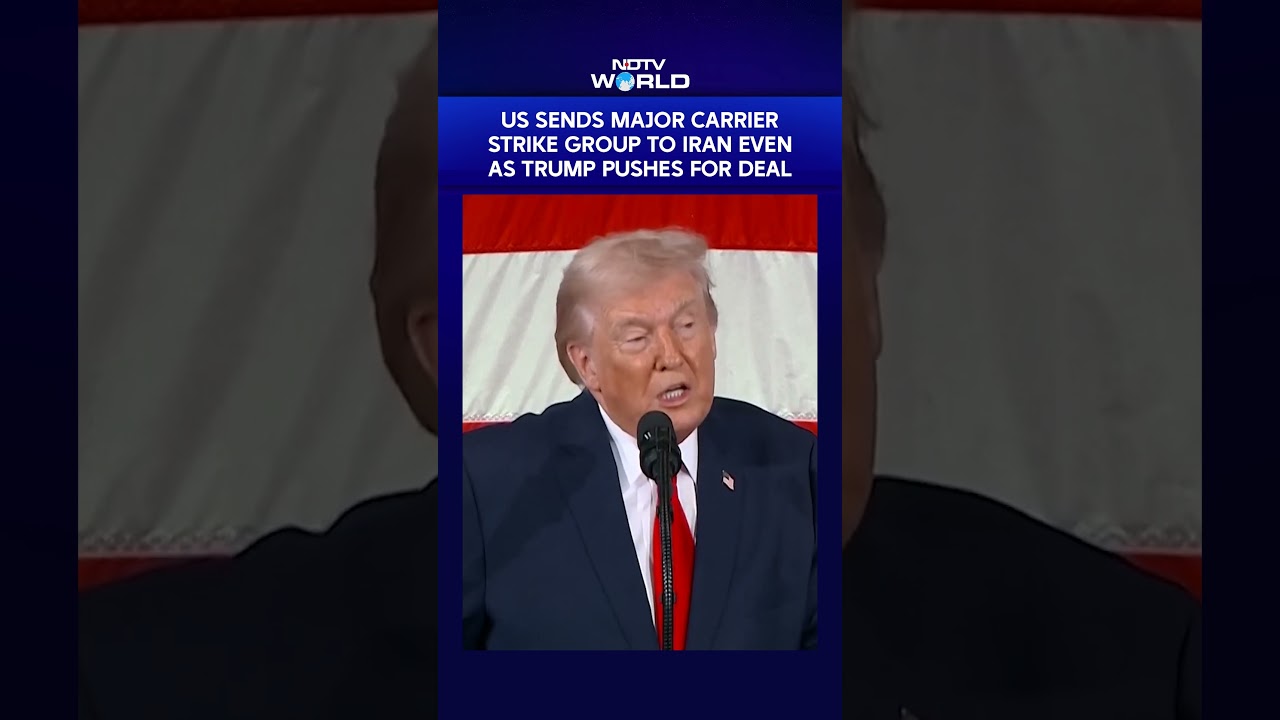 US Iran News | Trump Confirms Sending Second Aircraft Carrier To Iran Even While Pushing For Deal