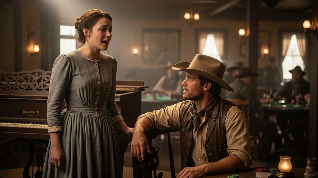 Her Voice Trembled When She Sang In The Saloon, The Cowboy Listened And Said 