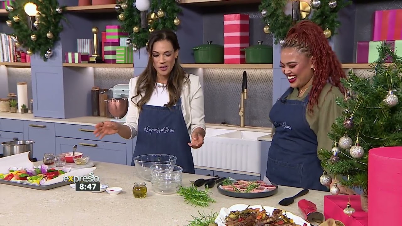 Recipe  Cranberry Glazed Lamb Chops & Veggie Tray Bake