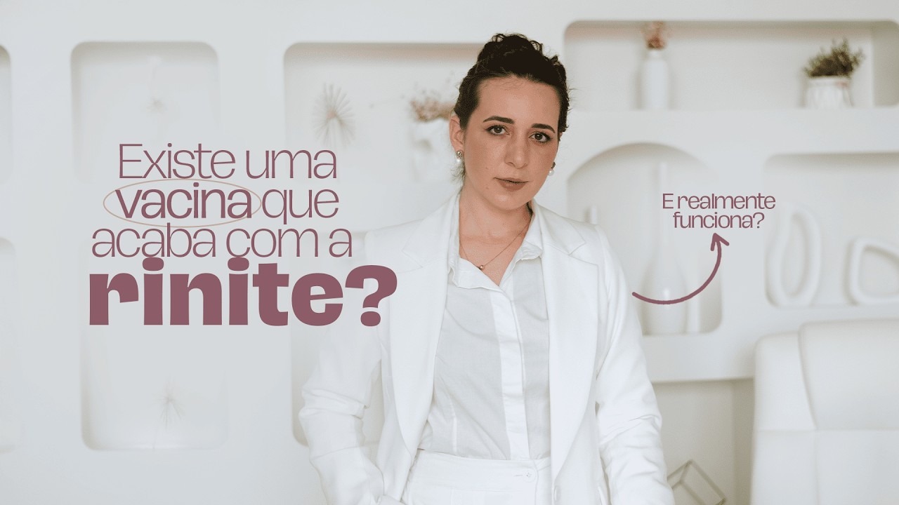 Existe uma vacina que ACABA com a RINITE?