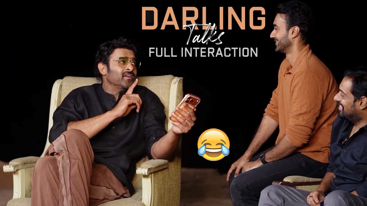 DARLING Talks Full Interaction | Prabhas | Santosh Soban, Manasa Varanasi