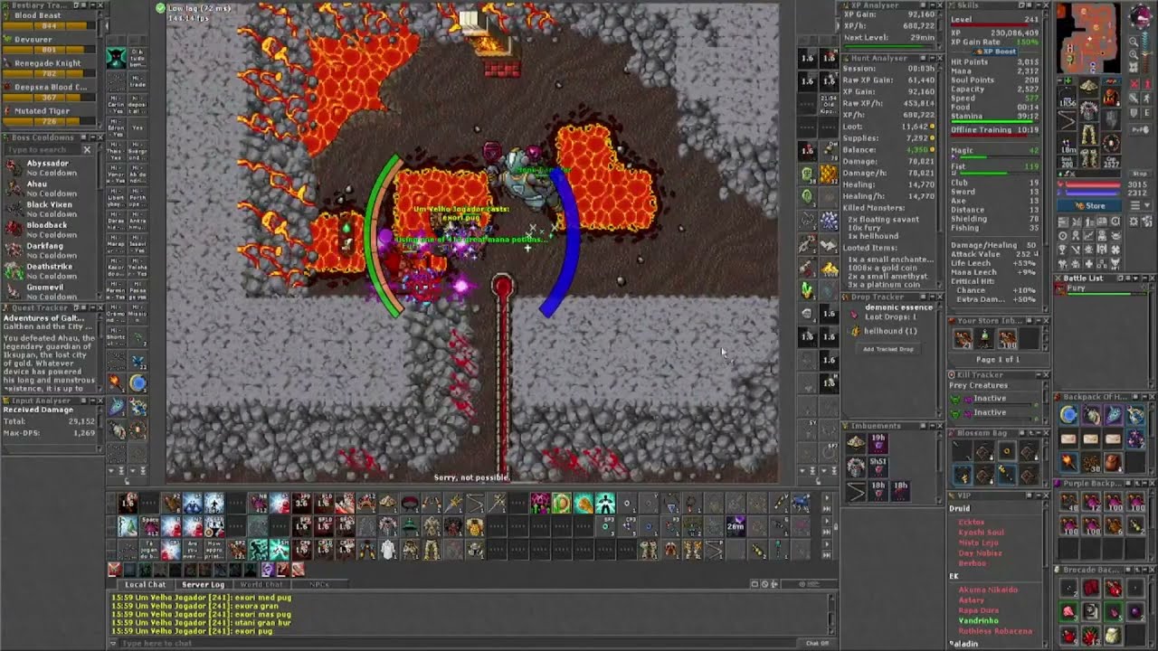 LV 240 Monk - Hunting Mota with Summon 1.4KK/H+ Raw