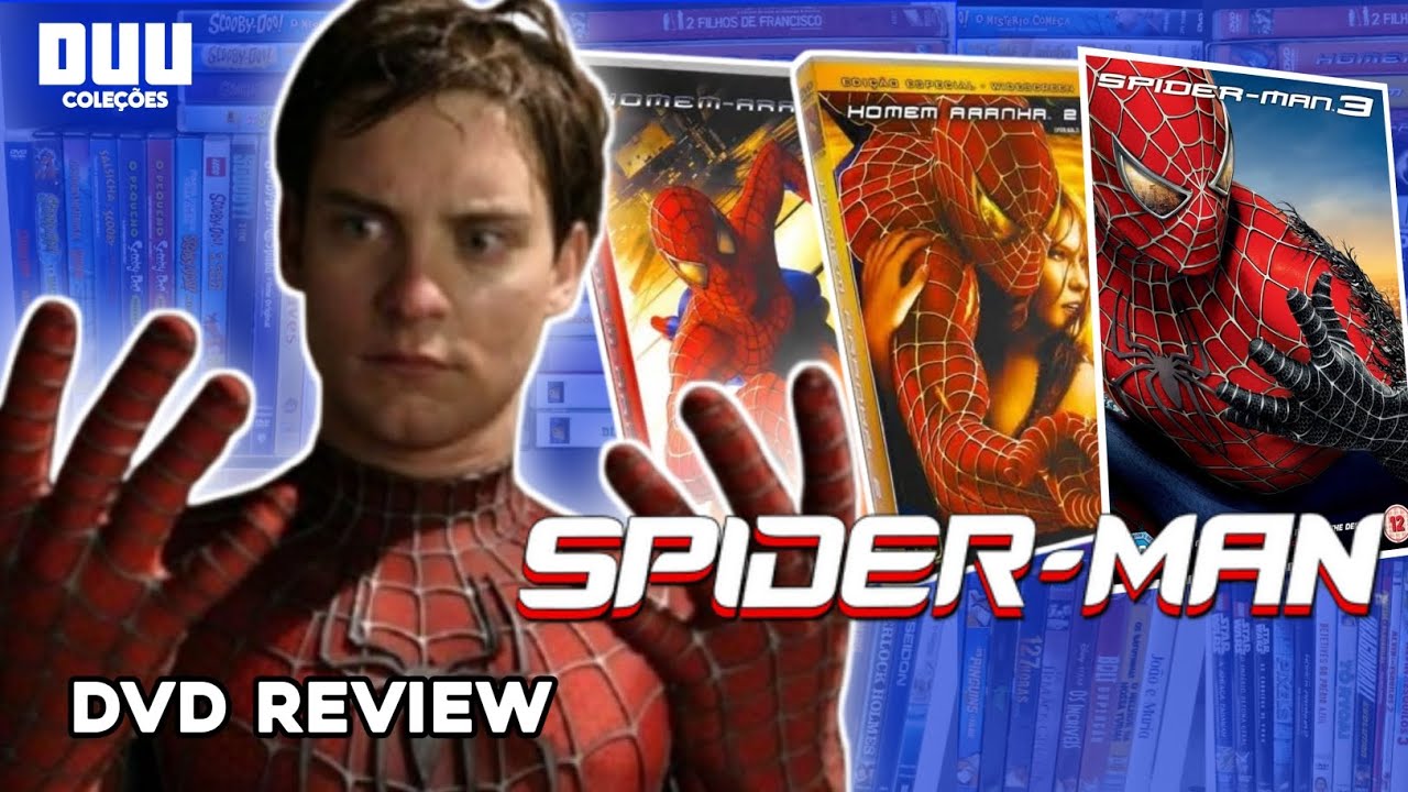 DVD Review - Homem Aranha: Trilogia Tobey Maguire (2002 - 2009) | Duu Coleções