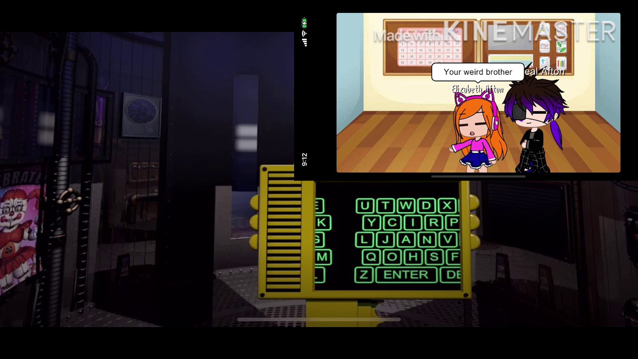 Elizabeth Afton plays sister location nights 1 & 2