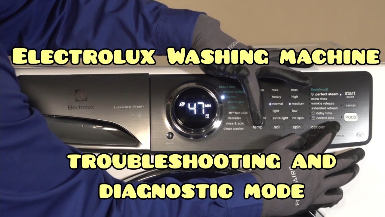 Ремонт стиральных машин Electrolux — тестовый режим