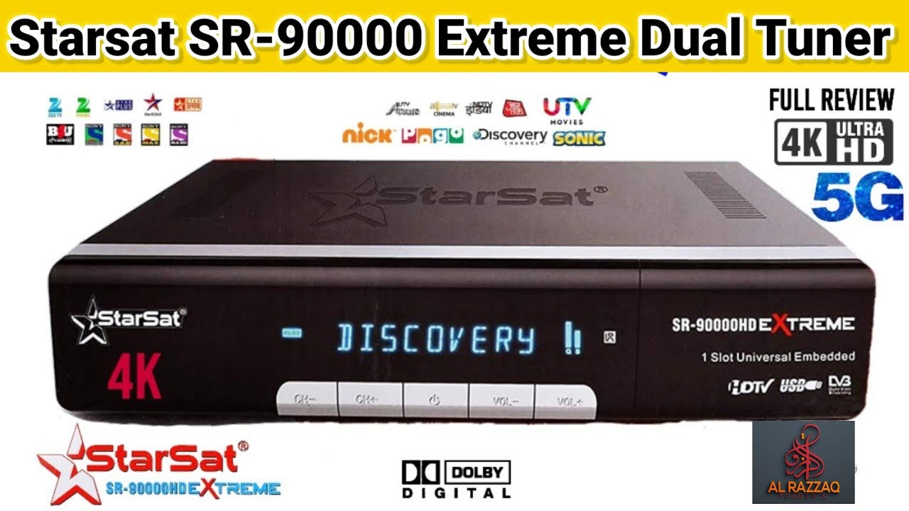 Starsat SR 90000 Extreme Dual Tuner Digital Satellite Receiver || Unboxing Full Review ART Satellite