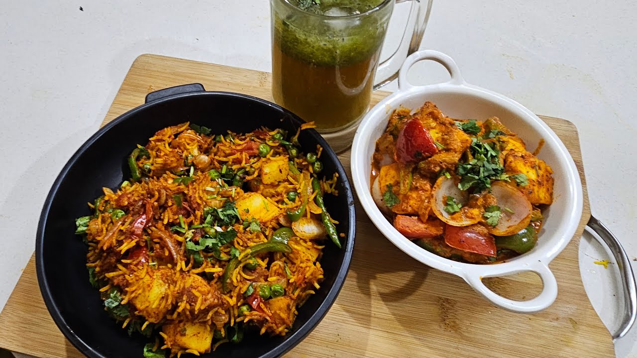 restaurant style kadai paneer, मूंगदाल पकौड़े की सब्जी, tawa pulao, gond katira summer drink recipe