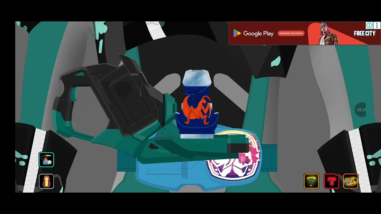 Aku main game DX kamen rider evil  dan  live  from rtv part 3