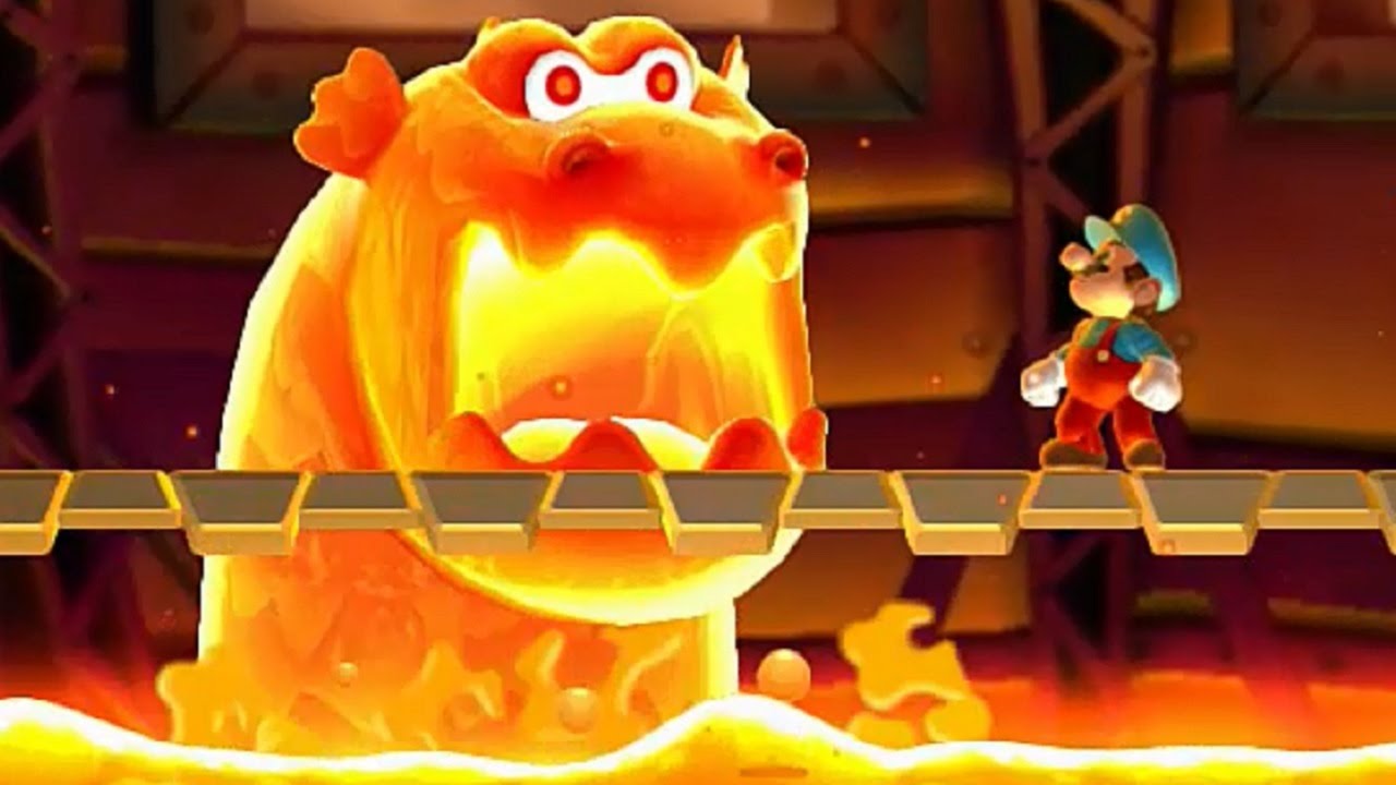New Super Mario Bros U - All Castle Bosses