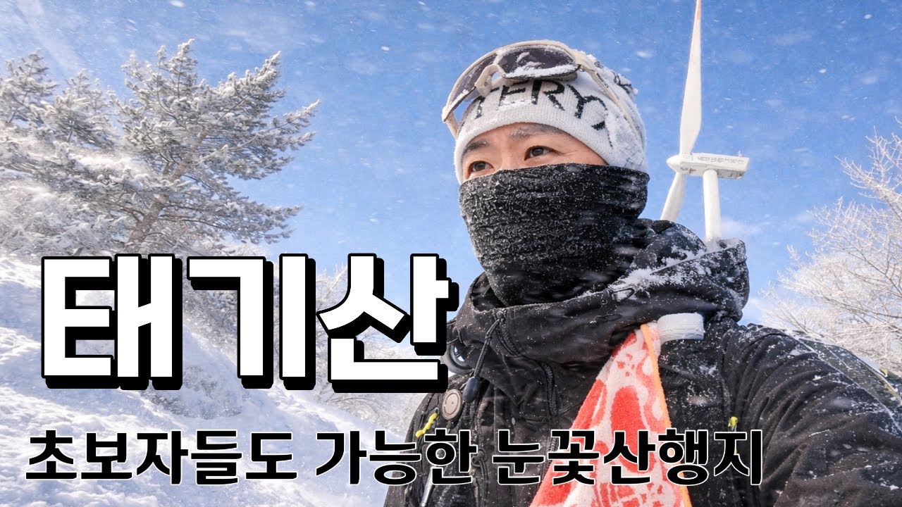 [등산] 강원 태기산/ 초보자도 가능한 태기산 눈꽃산행/ 겨울 산행 입문 코스/이게 진짜 겨울이다/