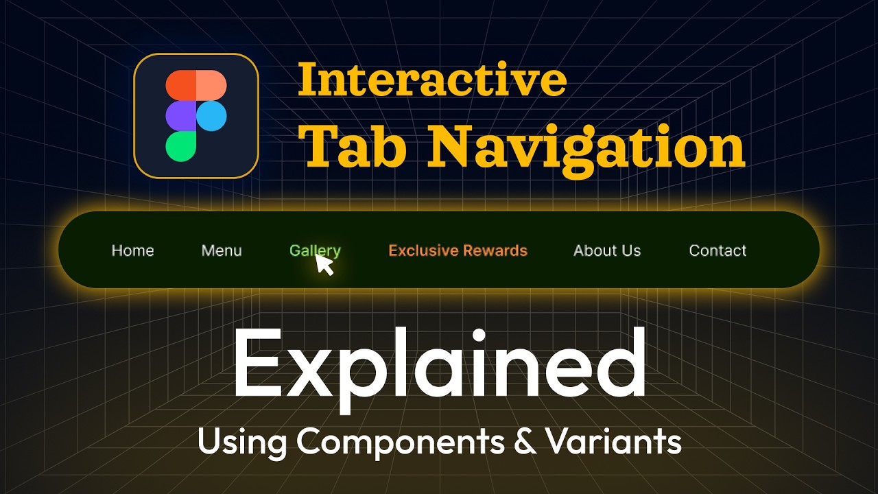 Website Tab Navigation in Figma(Hindi) | Figma in 5 Minutes