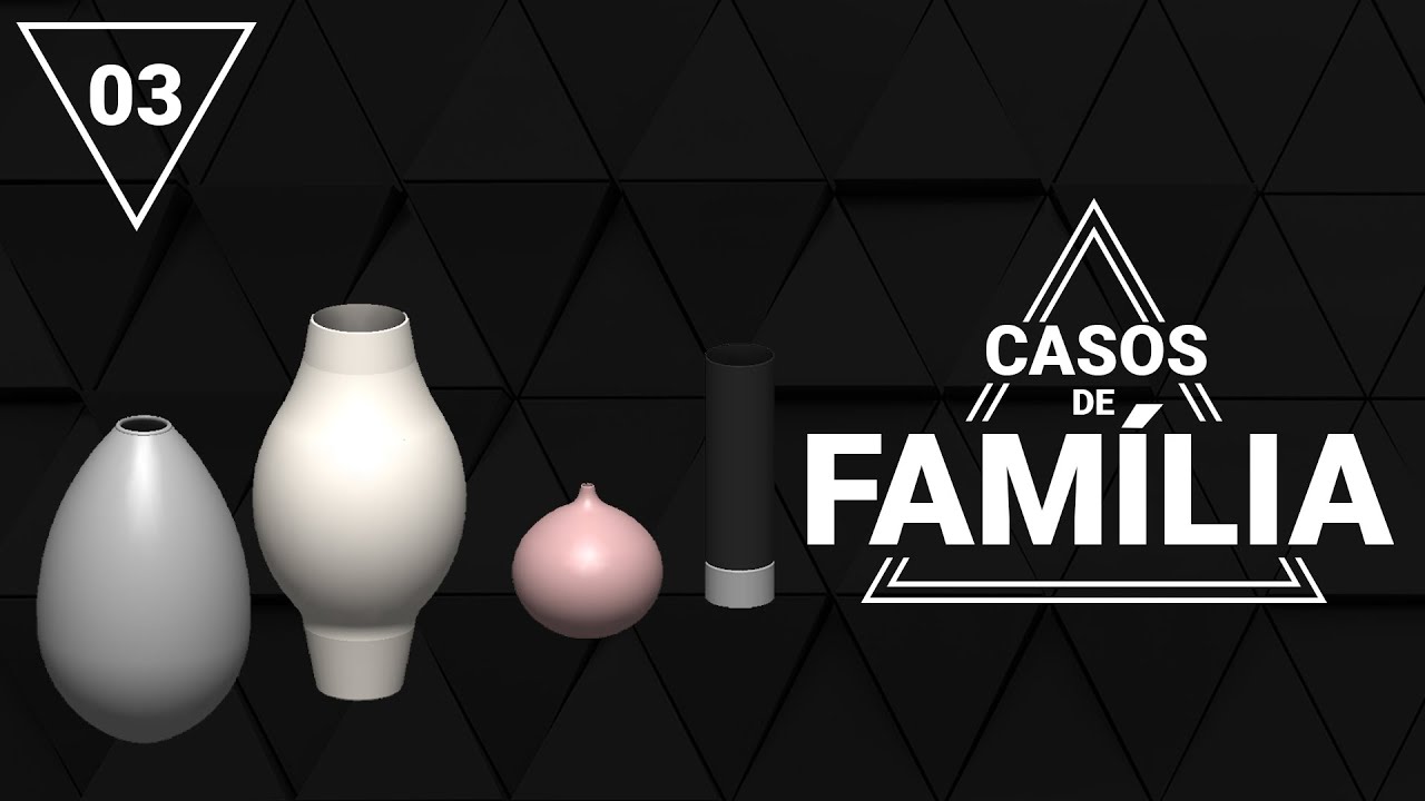 CASOS DE FAMÍLIAS - 4 Vasos decorativos