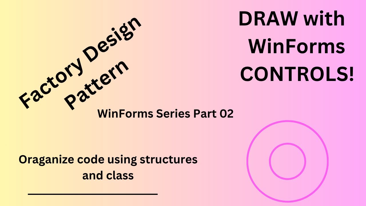 C# WinForms Tutorial: FlowLayoutPanel, Events, and Factory Pattern Explained