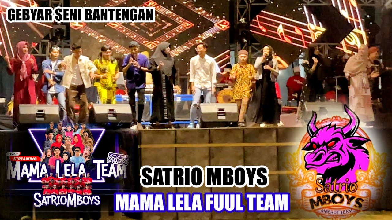 Full team mama lela || SATRIO MBOYS duwe gawe geden || live lap.asrikaton - pakis