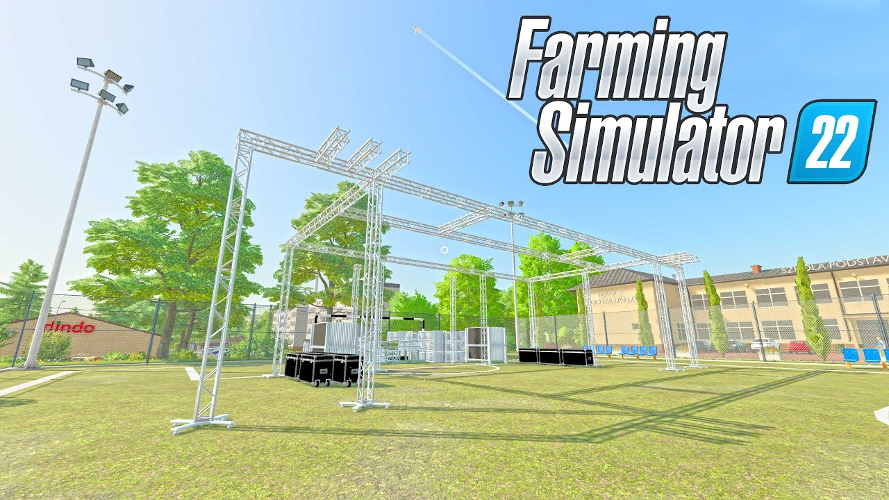 MONTAMOS un ESCENANRIO de CONCIERTOS GIGANTES!  | 🏡 FARMING 22