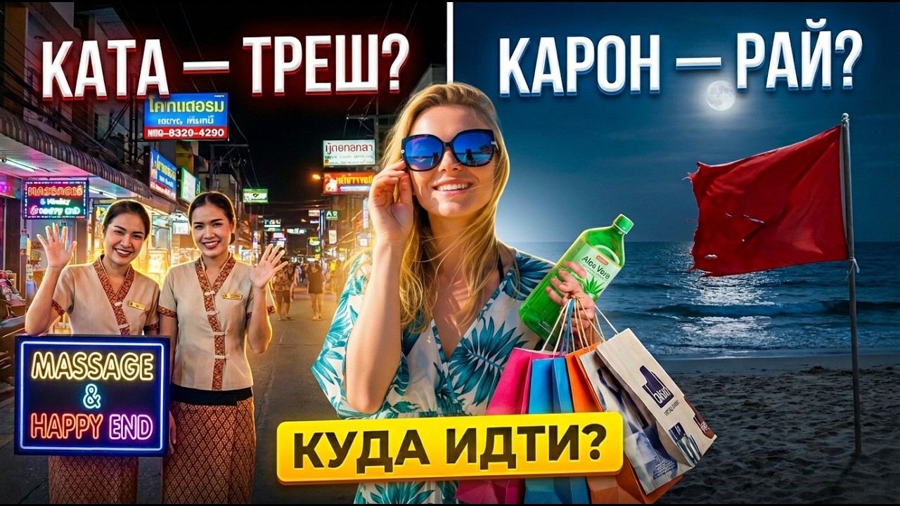 НЕ ЕДЬТЕ НА ПХУКЕТ, пока не посмотрите это! Вся правда о Кате и Кароне после заката.