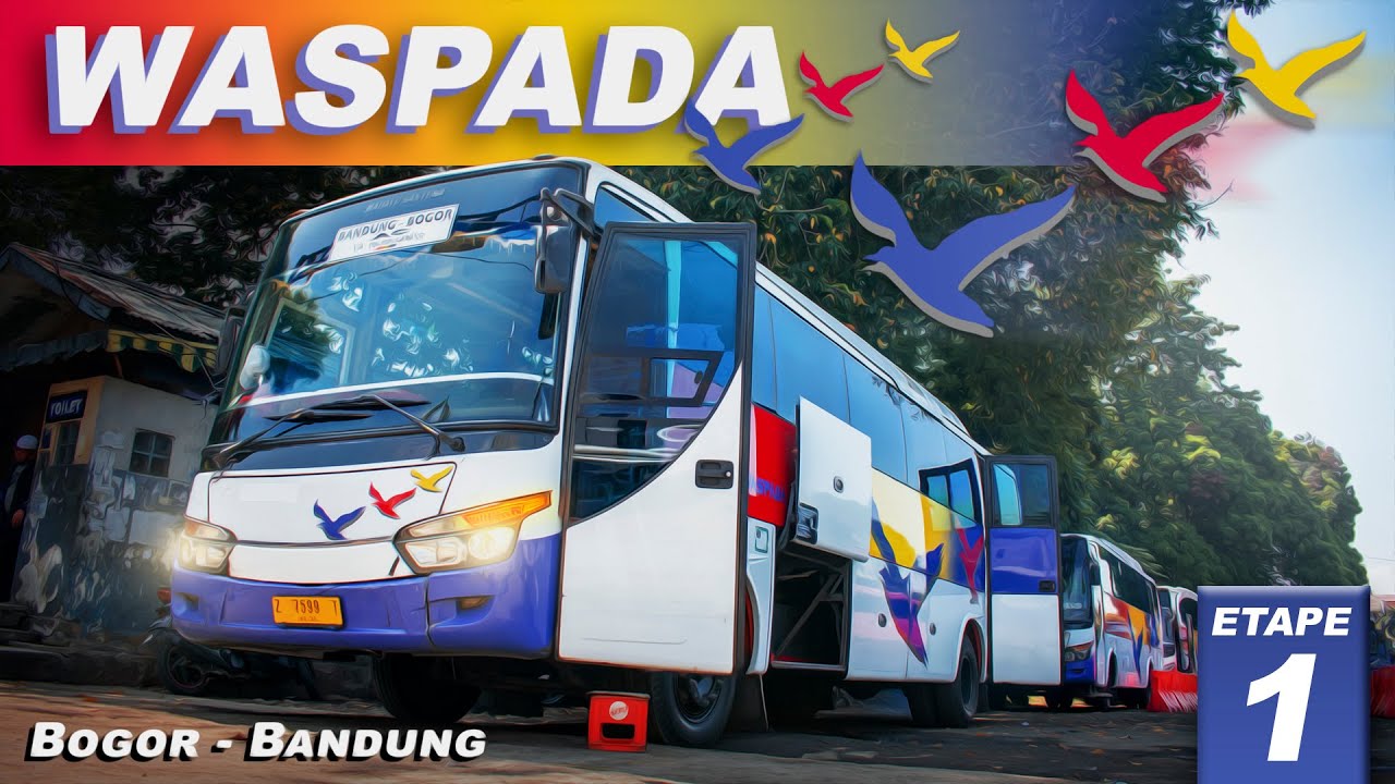 Nyaman & Bersih | Gass Ke Bandung Naik Bus Waspada (Bogor - Bandung)