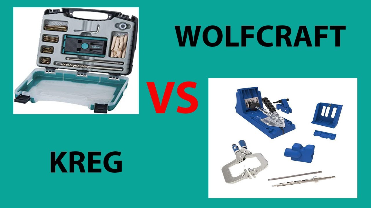 Wolfcraft Undercover Jig vs Kreg Jig K4