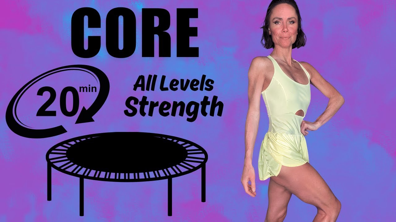 Rebounding CORE / ABS Workout for Beginners | 20 Min Strength Training at Home