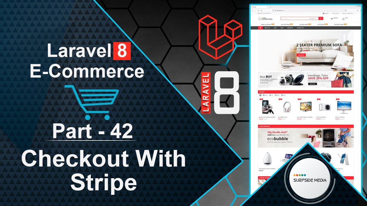 Laravel 8 E-Commerce - Checkout With Stripe