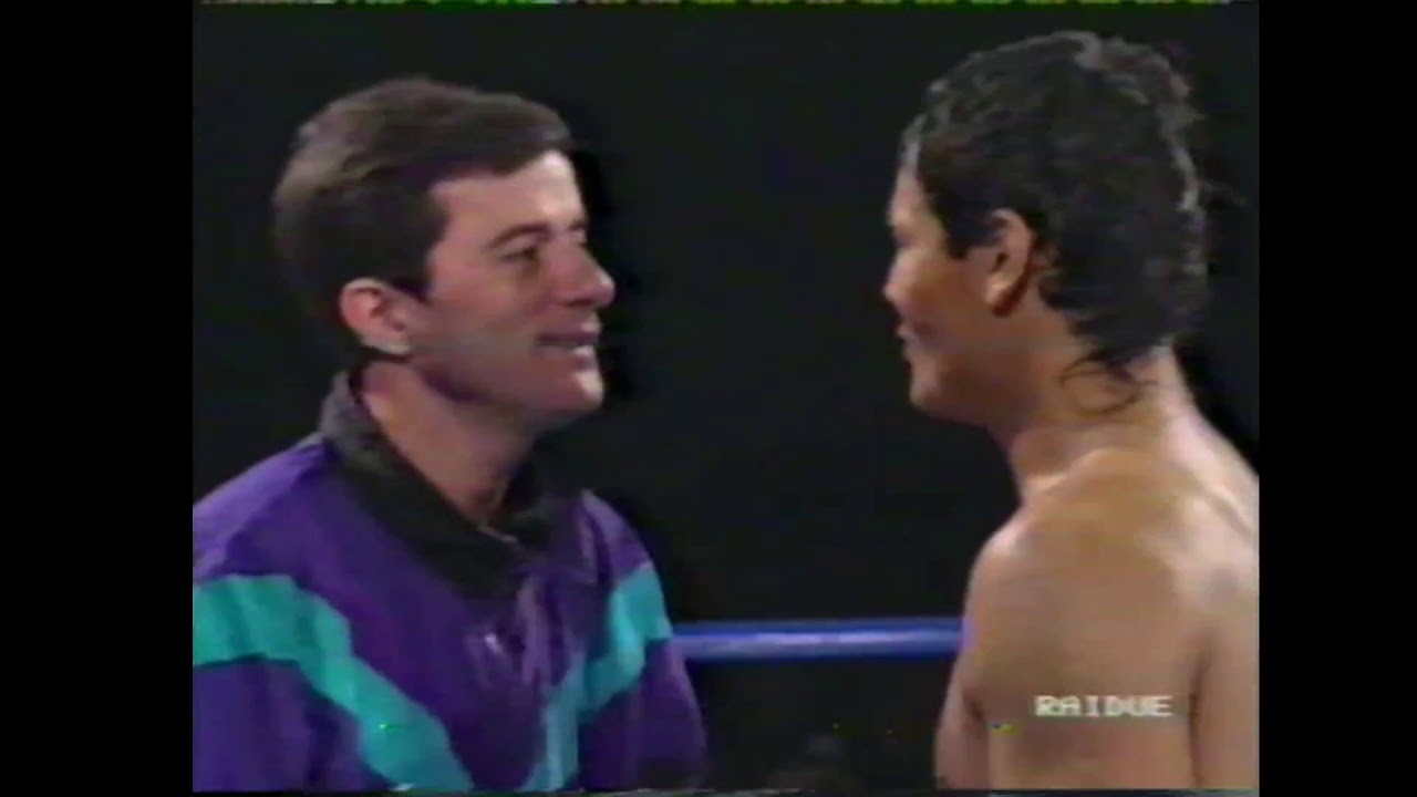 06 02 1992 Palaghiaccio Marino Roma Mondiale pesi Supermedi WBC lbs  168 Galvano vs Gimenez