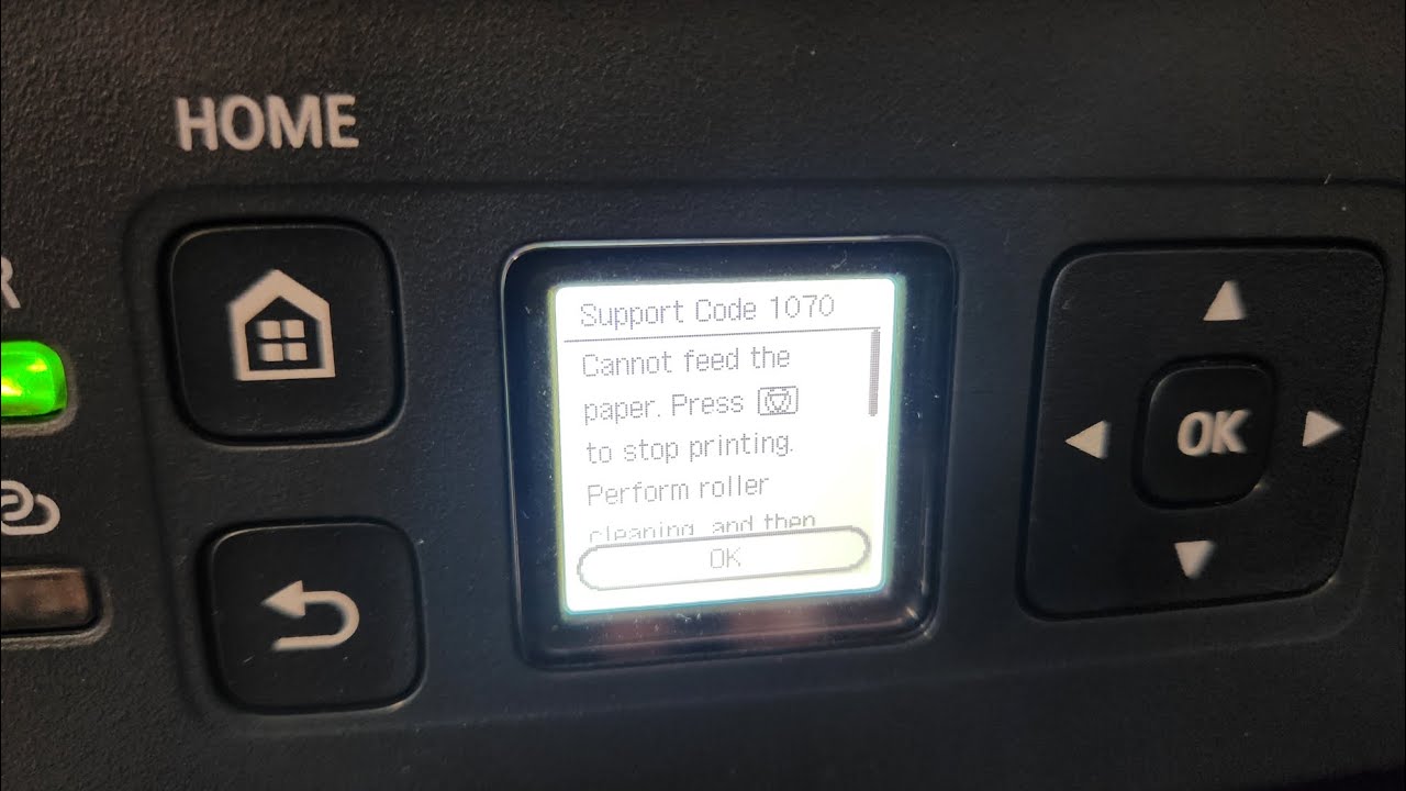 How to Clear and Fix Canon Printer Support Code 2114 and 1070 for Paper Feed Tray