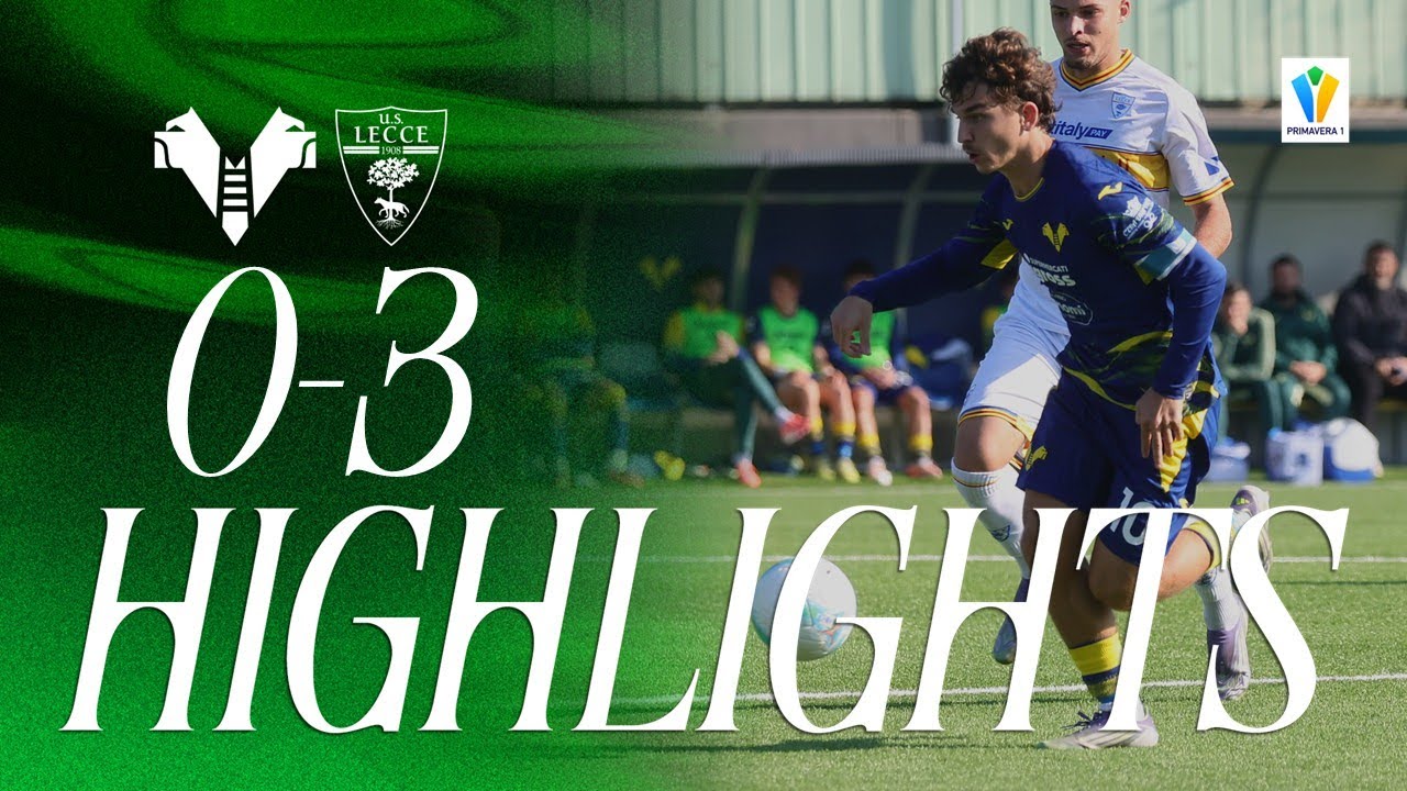 Highlights Primavera 1 2025/26 | Hellas Verona-Lecce 0-3