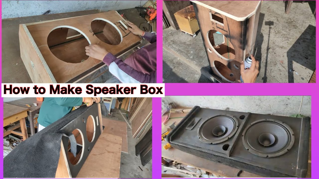 How to Make a Wooden Speaker Box at Home