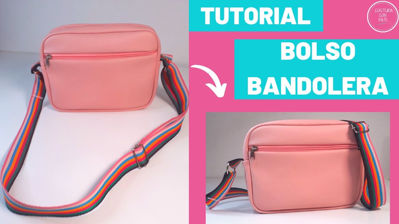 DIY- CÓMO HACER UNA BANDOLERA / bolso bandolera / cartera bandolera