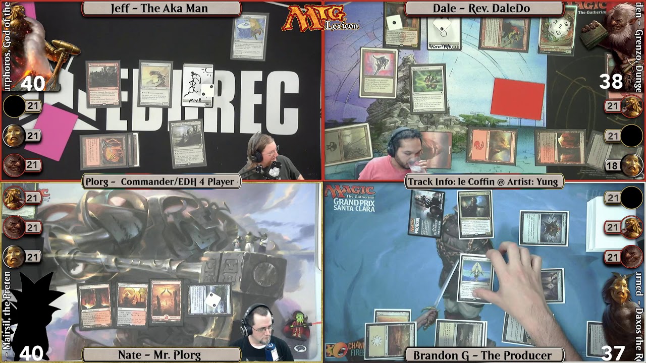 Commander/EDH 4 Player - S3 Ep35.5 - Purphoros VS Grenzo VS Daxos (BW) VS Mairsil