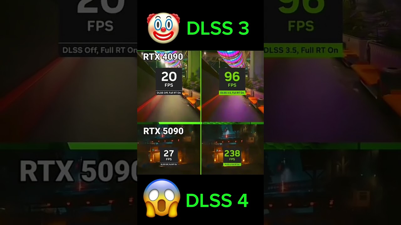 RTX 5090 vs RTX 4090 \ DLSS4 vs DLSS3 #rtx #nvidia #gpu #graphiccard #gamingpcbuild #pcbuild #2025