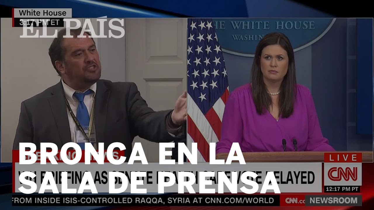 Bronca entre un periodista y la portavoz de Trump | Internacional