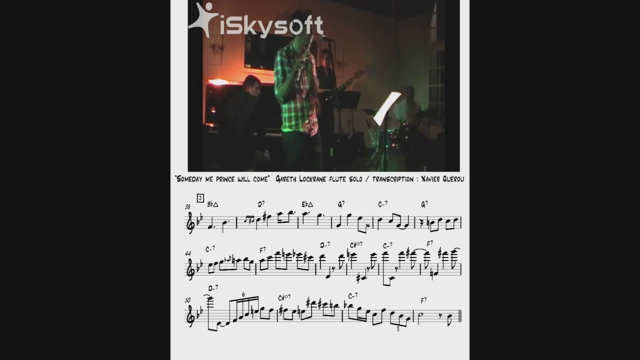 Xavier Quérou transcription : Gareth Lockrane flute solo on 
