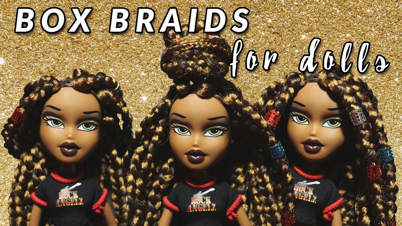 DIY Box Braids for Dolls - How To - Doll Hairstyles - Bratz | TUTORIAL