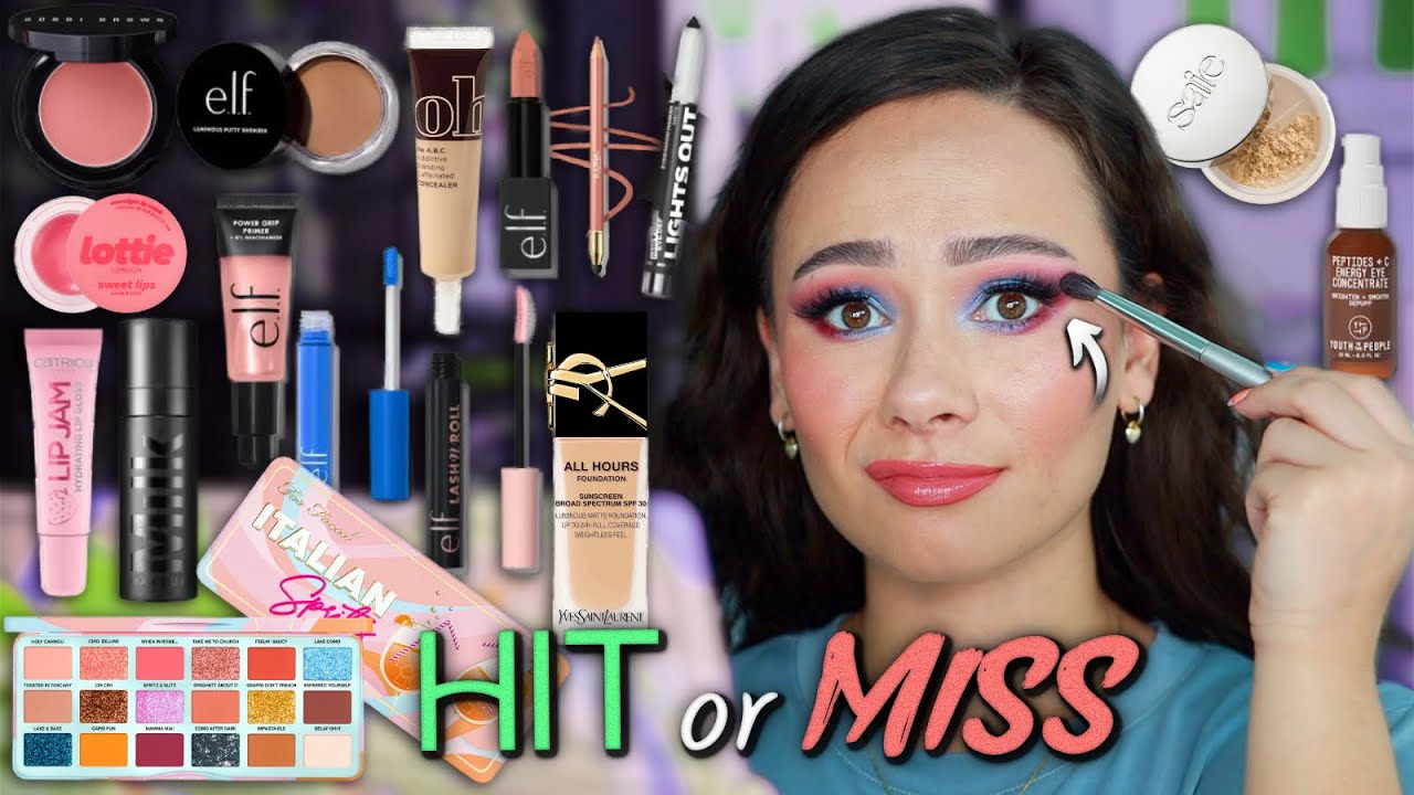TESTING NEW MAKEUP! NEW ELF, TOO FACED ITALIAN SPRITZ, BOBBI BROWN, MILK MAKEUP & MORE!!