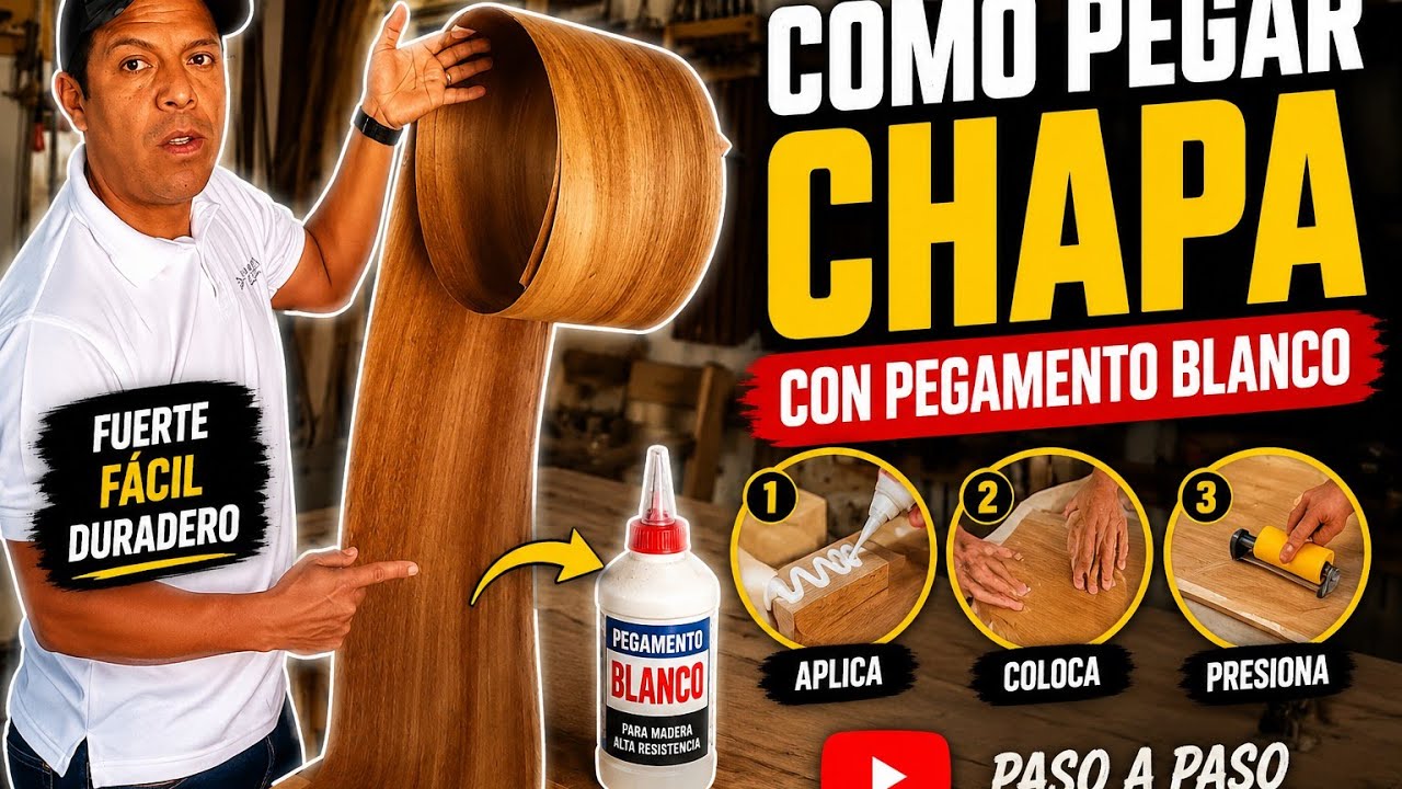 PEGADO DE CHAPA DE PAROTA CON PEGAMENTO BLANCO #elmueblemoderno