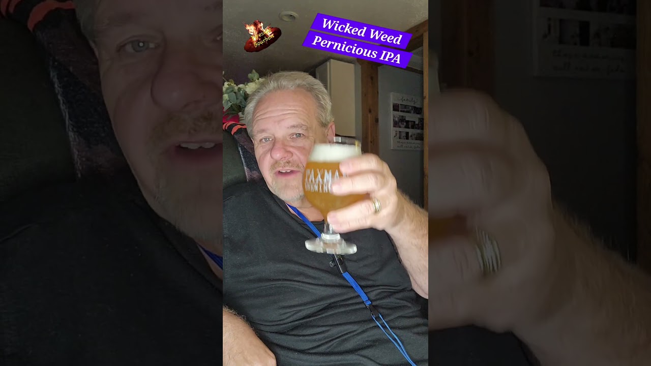 Wicked Weed: Pernicious IPA Review #craftbeerreview #craftbeer #craftbrewery #firesidebourbon