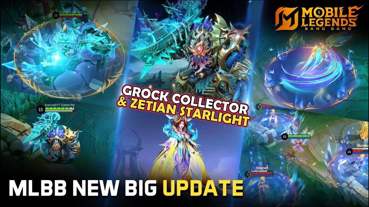 NEW SKIN GAMEPLAY | GROCK COLLECTOR TITAN SERIES | ZETIAN APRIL STARLIGHT 