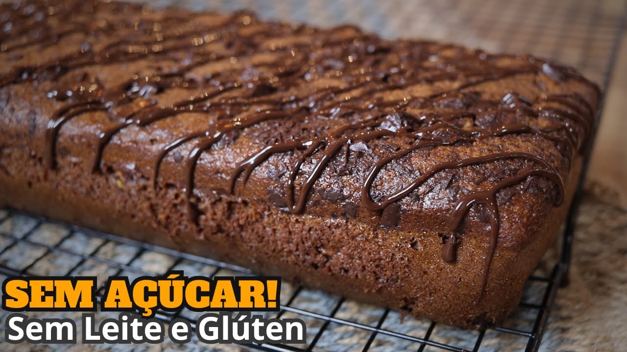 Pegue Aveia, Cacau e Banana e Faça essa Delicioso Bolo de Chocolate/ Receita Sem Açúcar