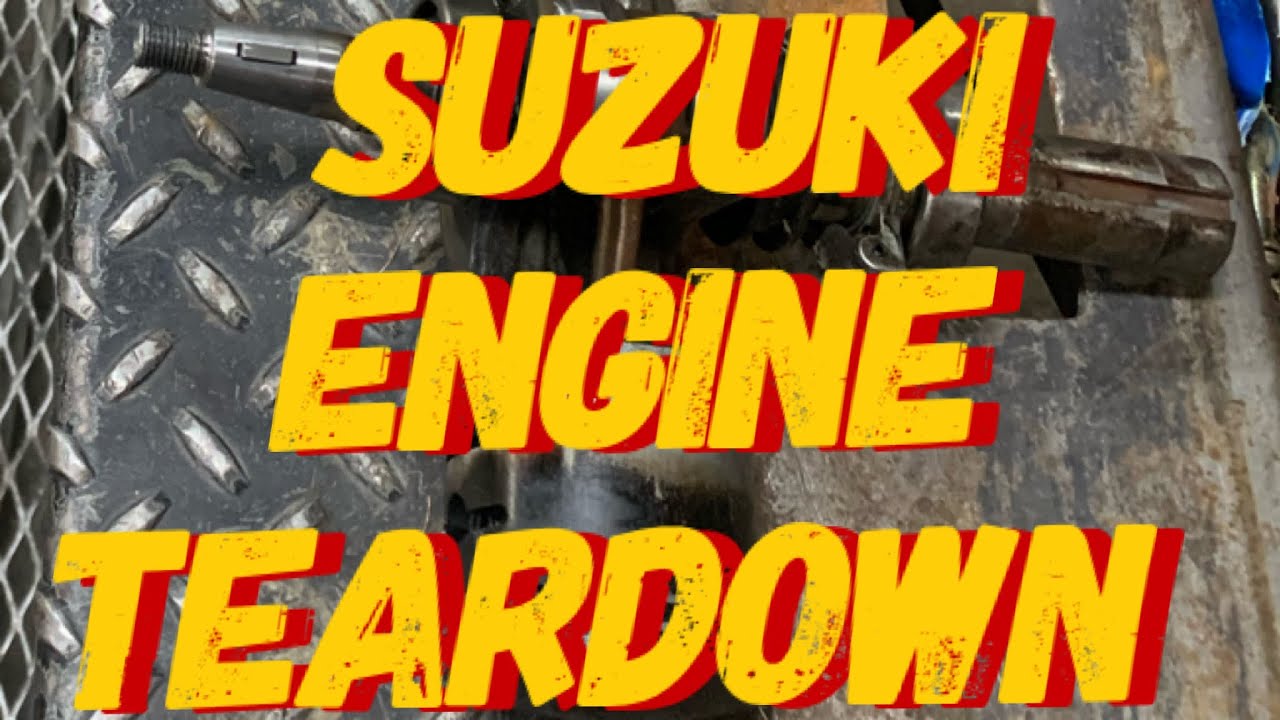 LETS DO A TEARDOWN! #SUZUKI #2STROKE #ENGINE #TEARDOWN