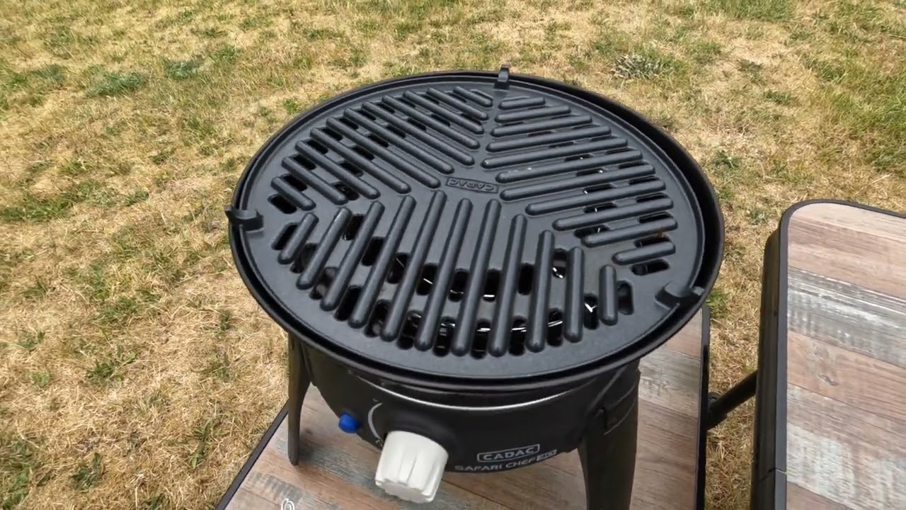 Visar min cadac safari chef 30 och tipsar om rengöring