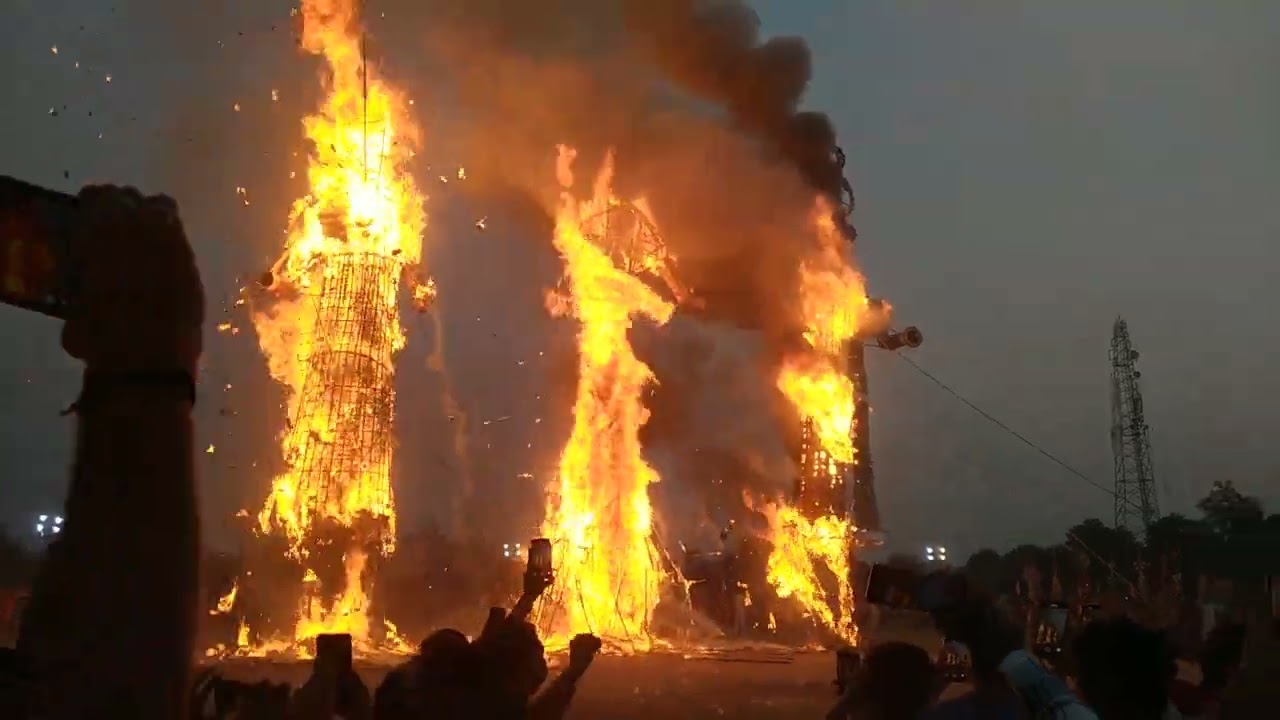 Panipat famous Ravan dahan 2024 sec 13/17  बुराई पर अच्छाई की जीत #dussehra #रावण वध #youtubeshorts