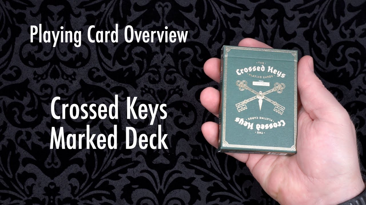 Crossed Keys Playing Cards by Peter Turner & Ellusionist - Fully Marked Deck Overview