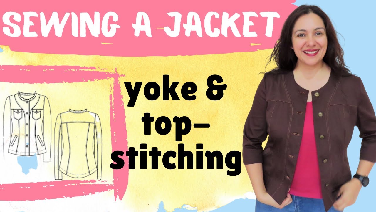 Understanding yoke sewing. Cindy Jacket (StyleArc). Collab. with Stitches & Seams.