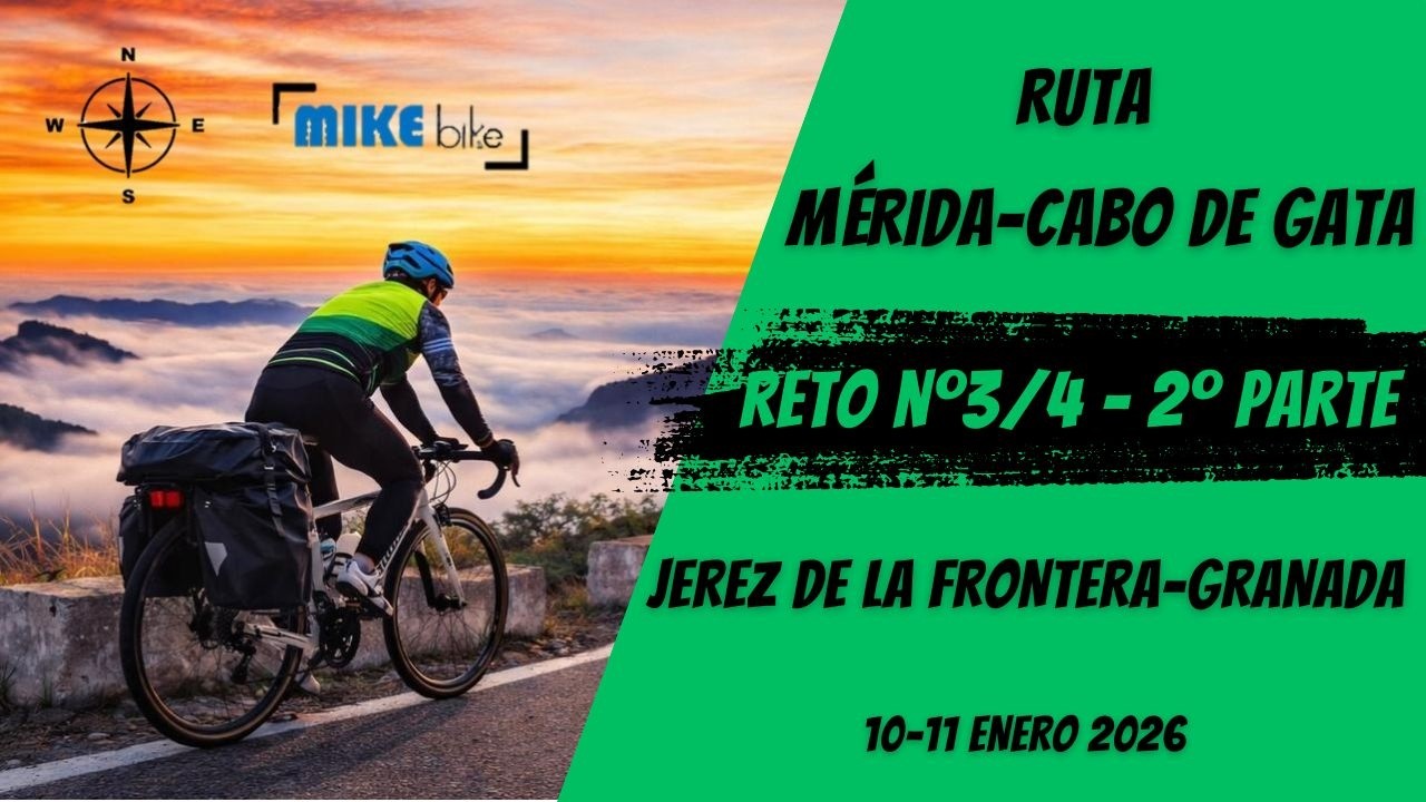 Ruta Mérida-Cabo de Gata (Reto nº3/4-2º parte) Jerez de la Frontera-Granada