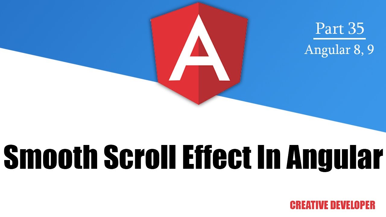 Smooth scroll in angular || Angular Smooth Scroll Effect || Angular || Angular Tutorial || Scroll