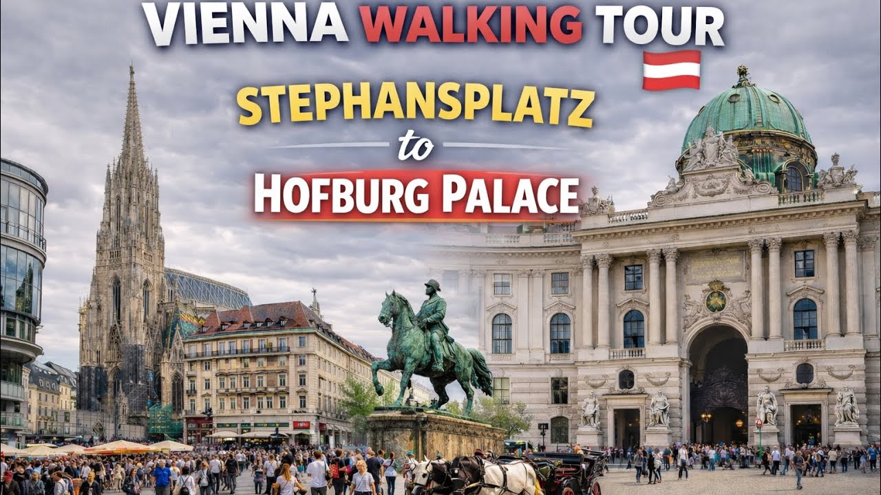 The Heart of Vienna 🇦🇹 | Walking from Stephansplatz to Hofburg Palace