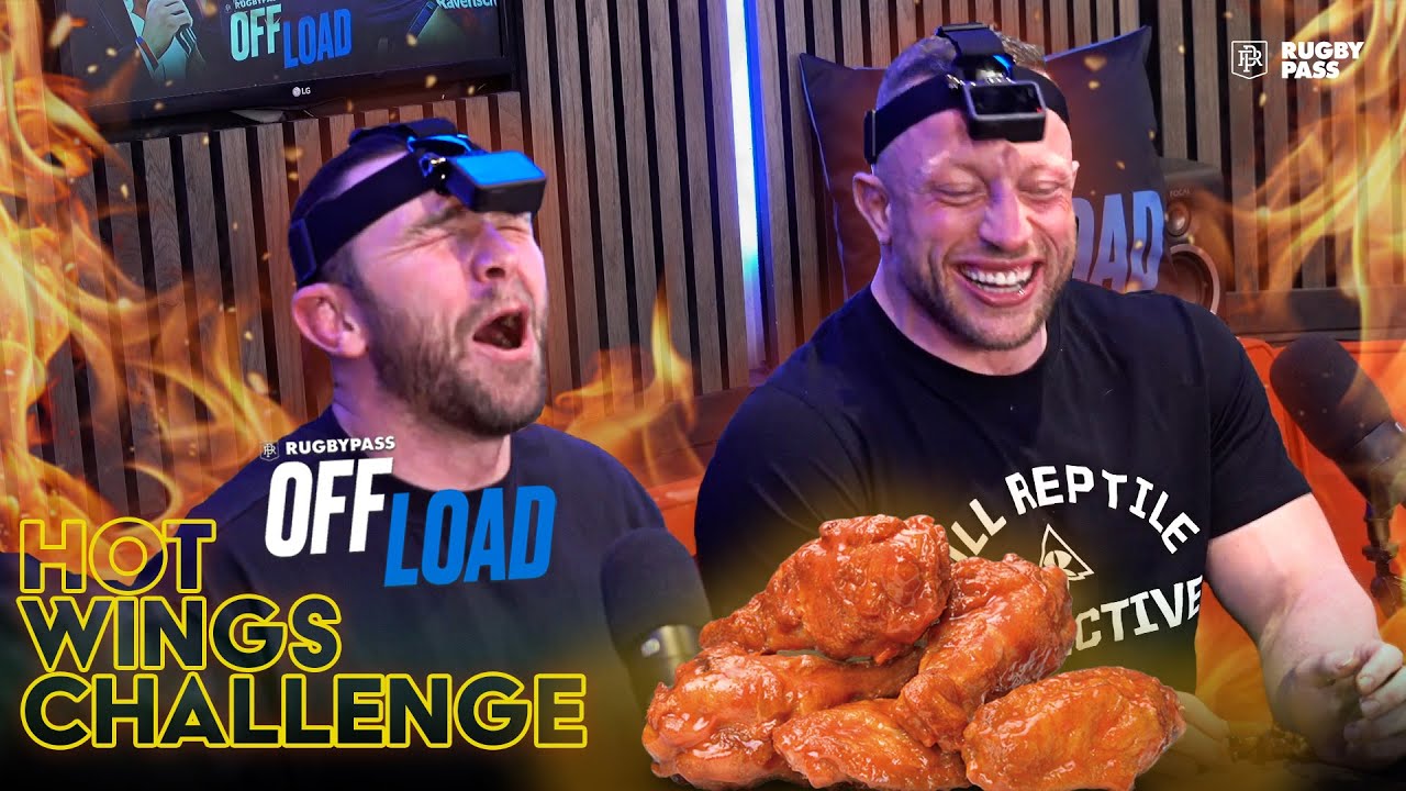Two Rugby Players Reduced To Tears In Brutal Hot Wings Challenge | RugbyPass Offload